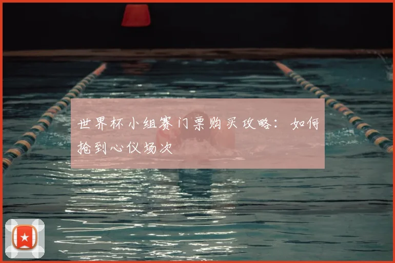 世界杯小组赛门票购买攻略：如何抢到心仪场次