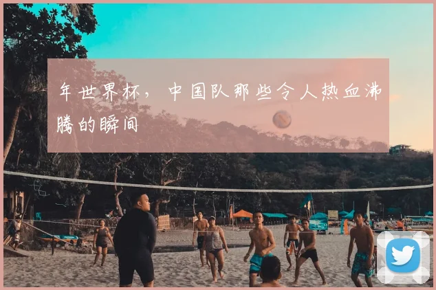 年世界杯，中国队那些令人热血沸腾的瞬间